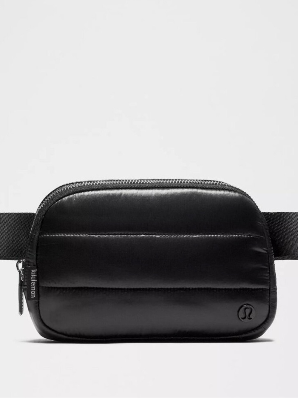 lululemon Everywhere Black Quilted Wonder Puff Crossbody Belt Bag NWOT